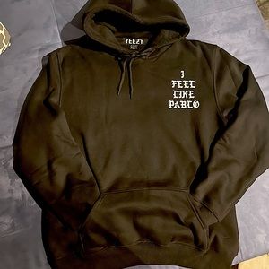 I Feel Like Pablo Kanye West Hoodie, Mens Large Sweatshirt